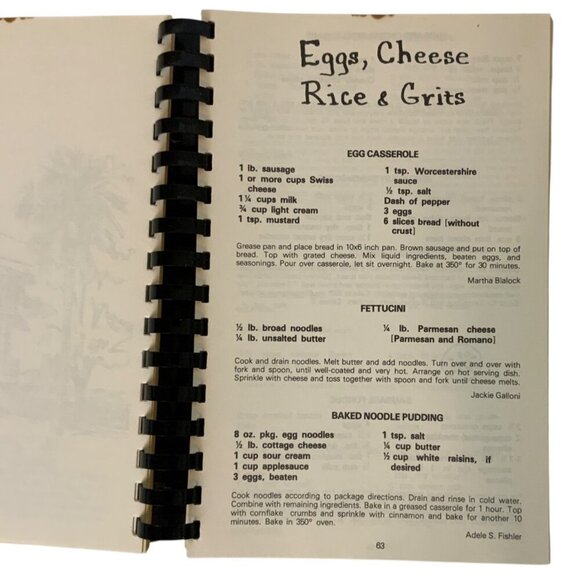 Vintage 1979 Centre St Cookery Spiral-Bound Cookbook By Magnolia Garden Club - Picture 5 of 10